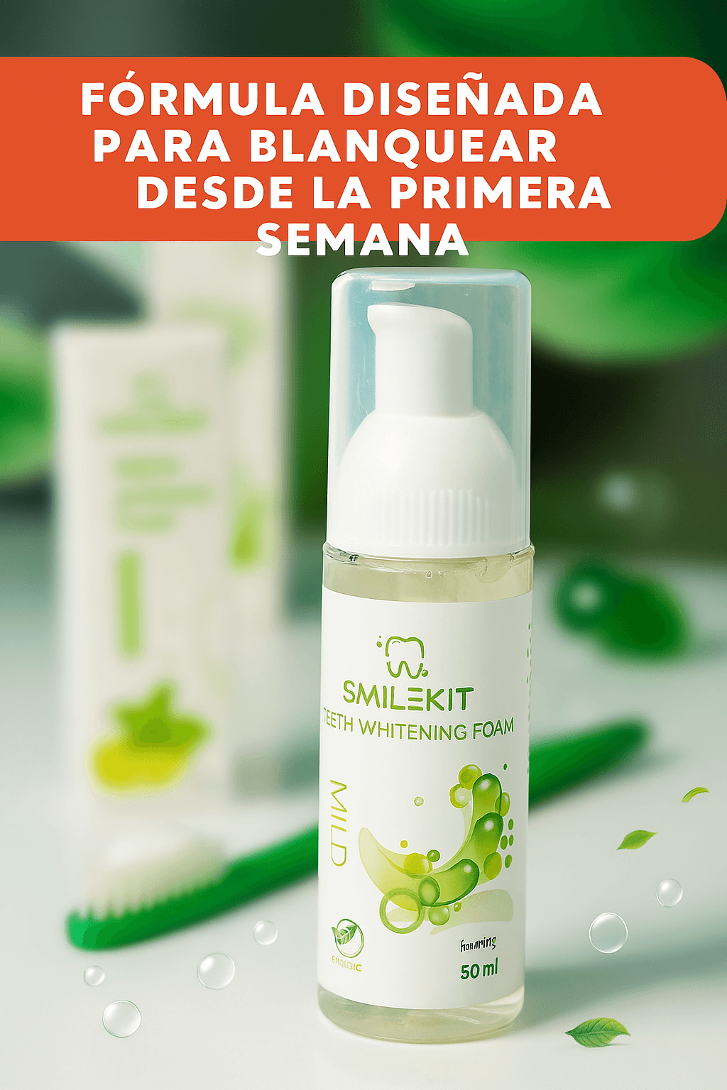 Smilekit menta blanqueadora dental 250 ml