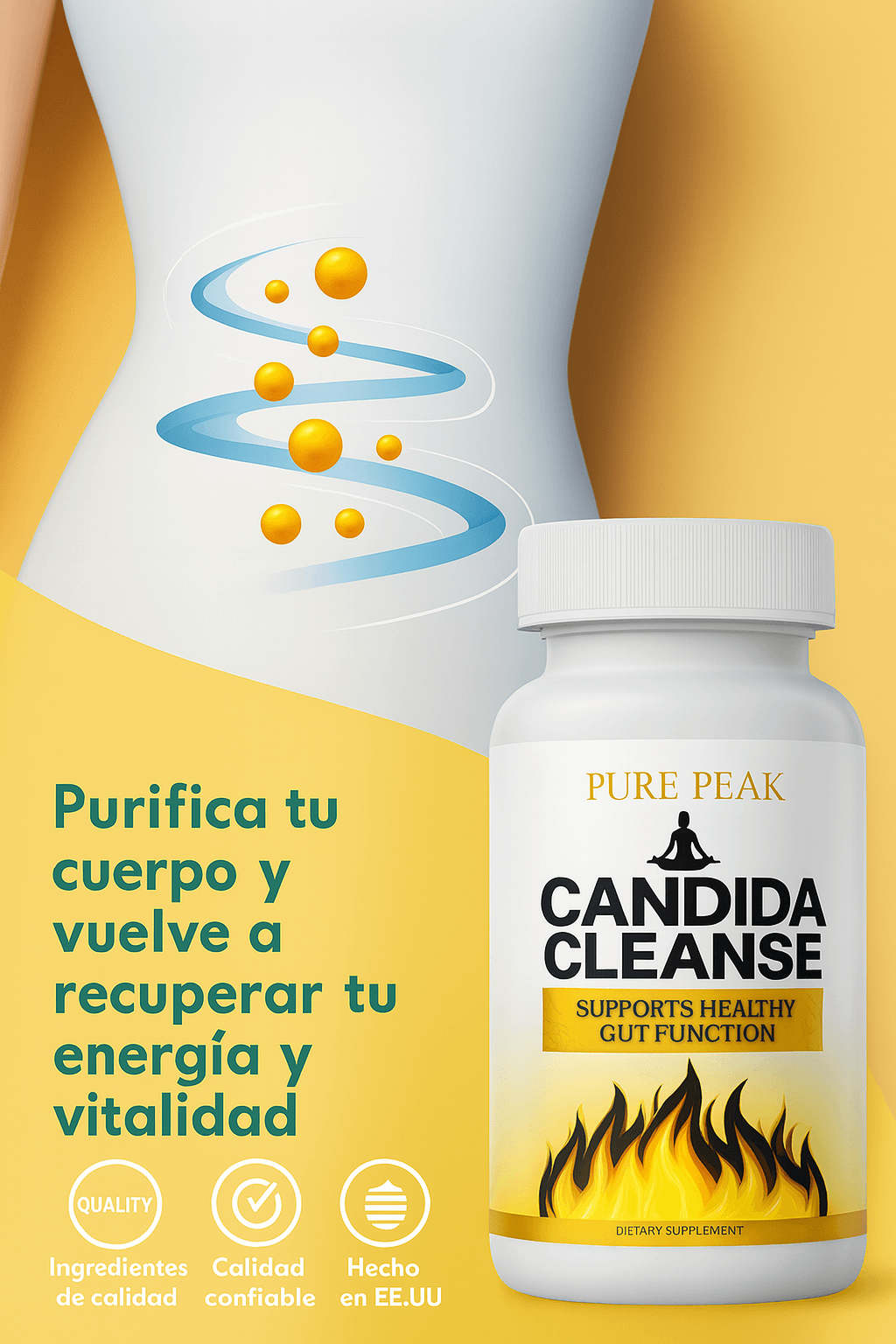 Candida Cleansen 60 capsulas
