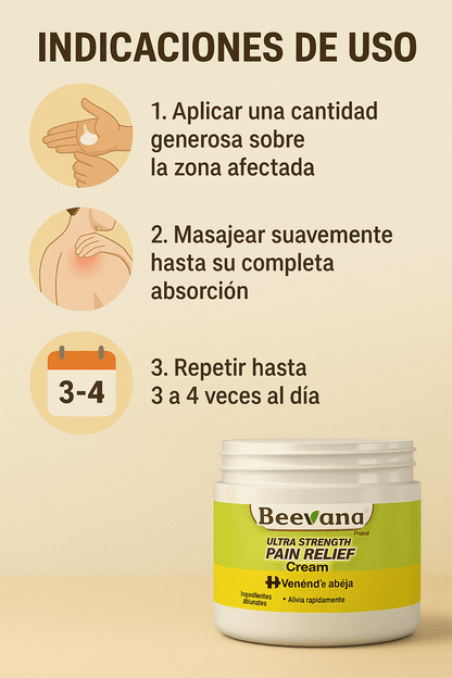 Beevana crema dolores y articulaciones