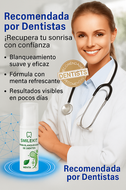 Smilekit menta blanqueadora dental 250 ml