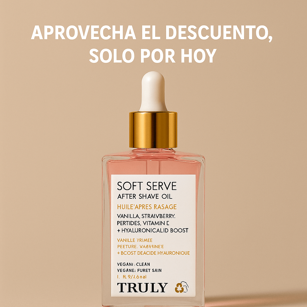 Truly Suero Post-Afeitado | Hidratación y Calma