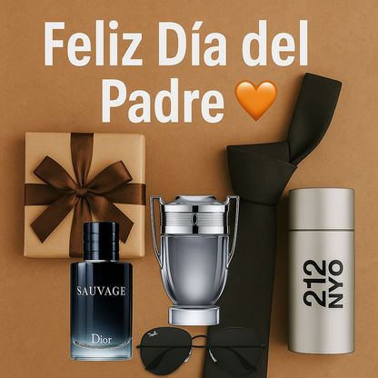 KIT día del padre : 3 Perfumes + Gafas Ray-Ban Tipo Piloto