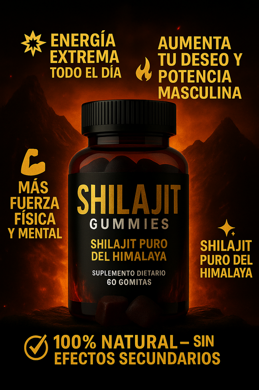Gomas Shilajit | Energía y Vitalidad Natural para Hombres