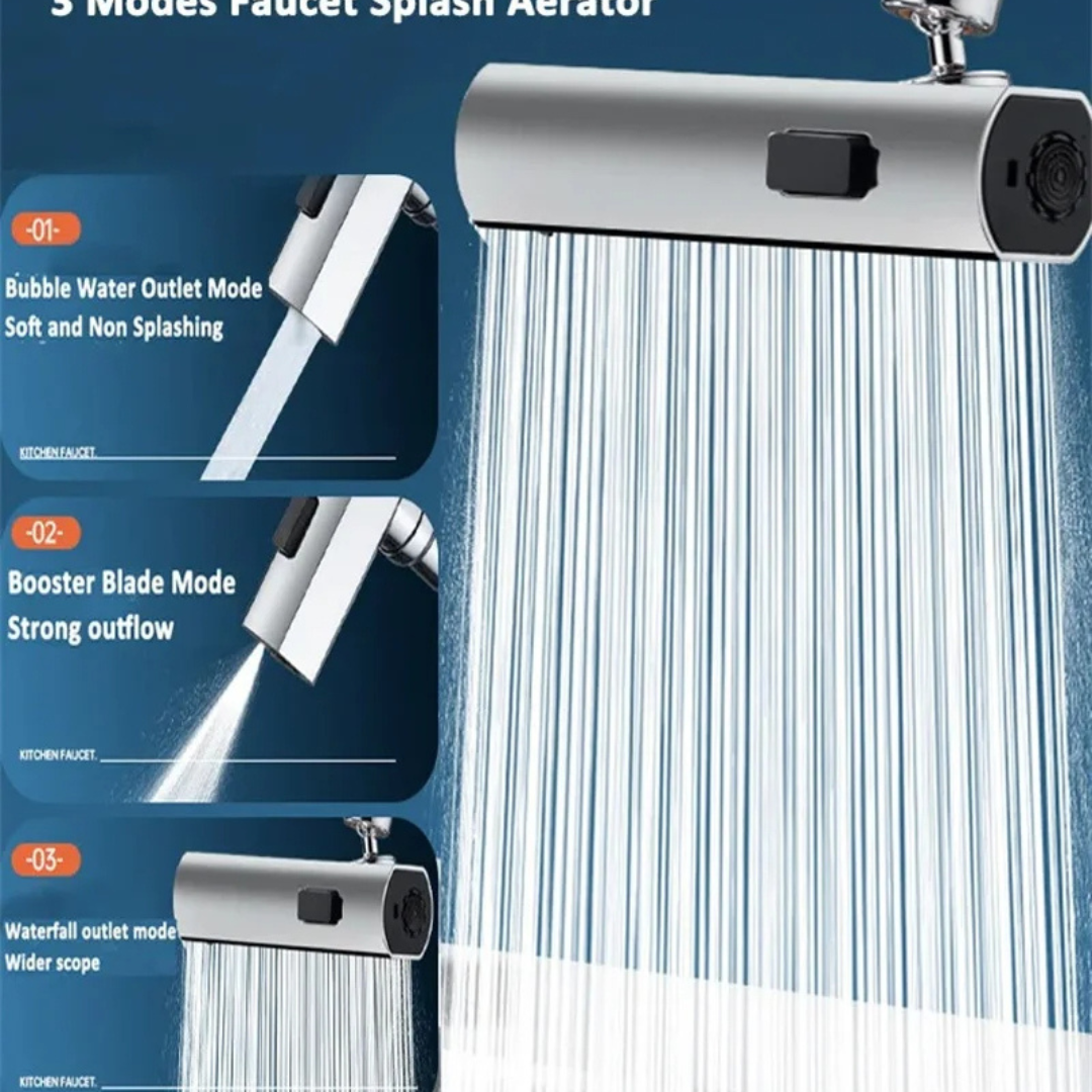 AquaFlex 360° – Extensor de Grifo Ahorrador" 💧🚿